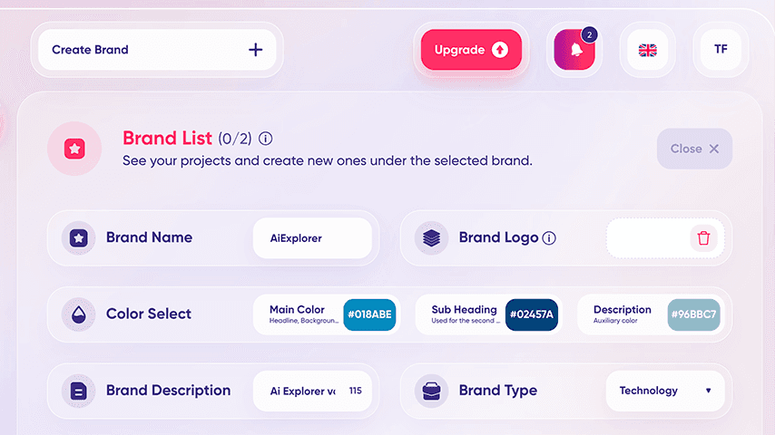 Adcreative marque setup