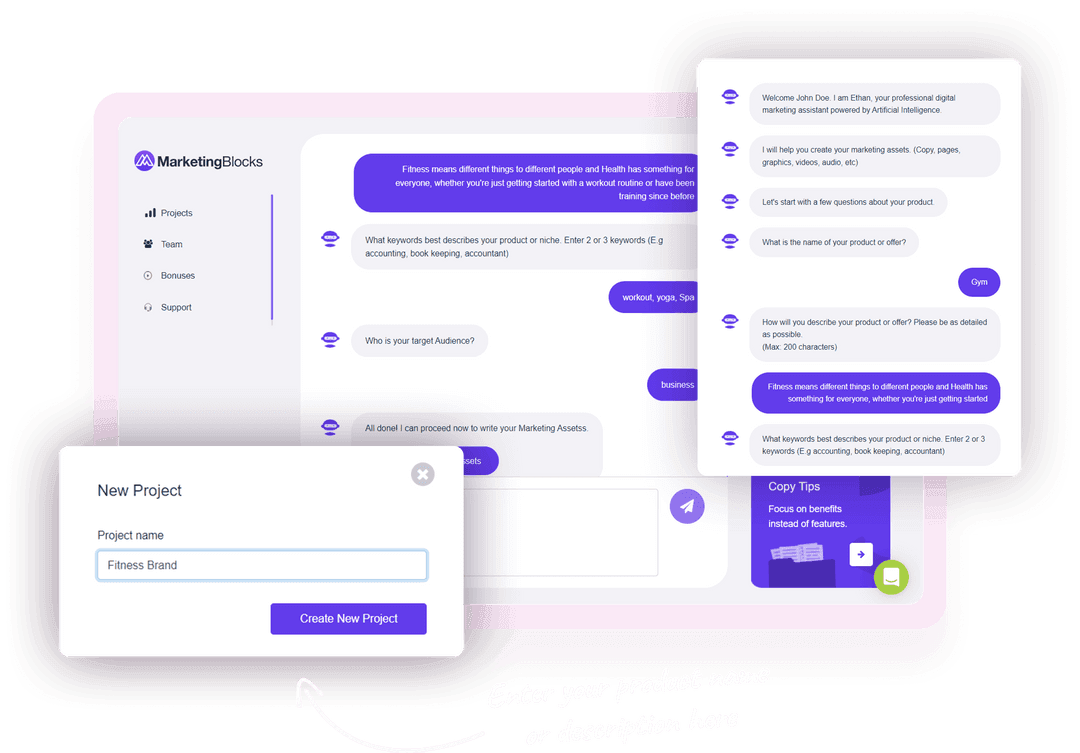 marketingblocks étape 1