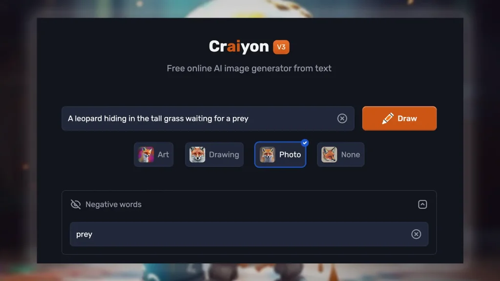 Dall E Mini - rentrer description et style