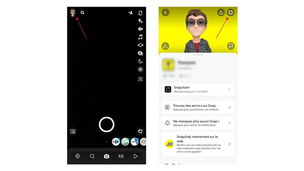 désactiver my AI étape 1
