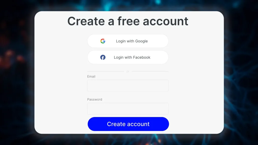 étape 1 : s'inscrire sur Mubert AI
