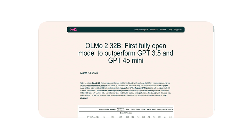 OLMo 2 32B